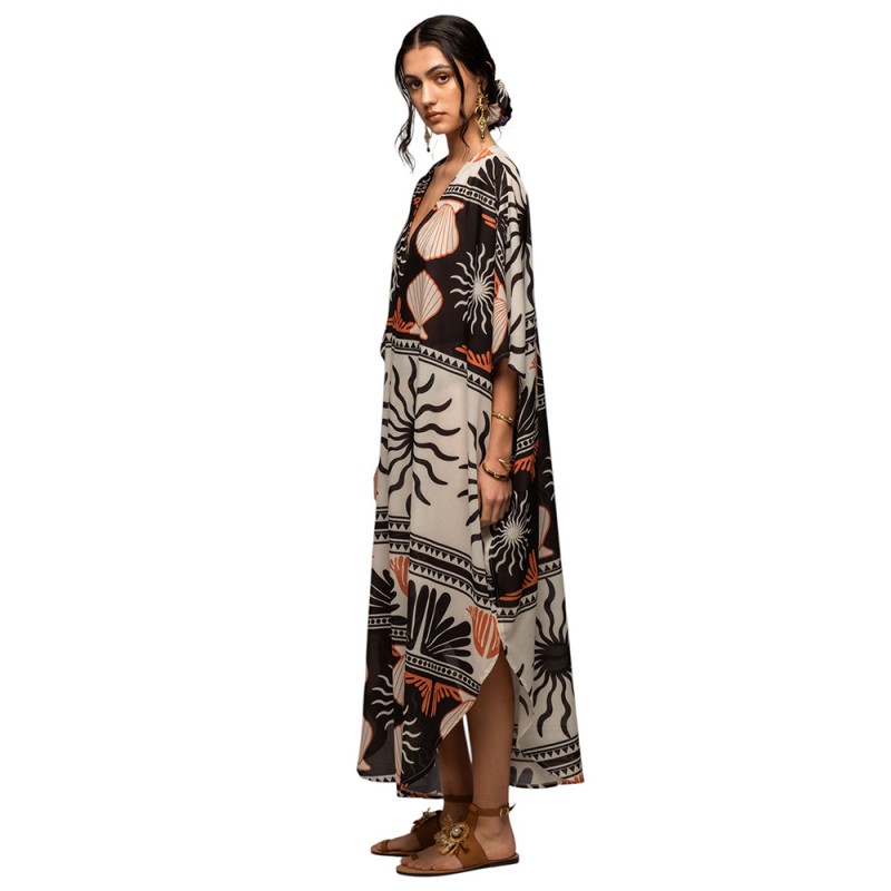 Peace and Chaos TRANQUILITY KAFTAN - Viscose (S25966 TYPOS)