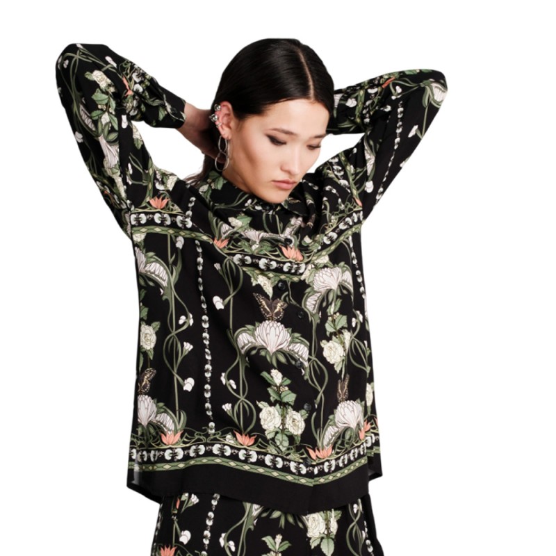 Peace and Chaos WILDFLOWERS SHIRT - Viscose (S26202 TYPOS)