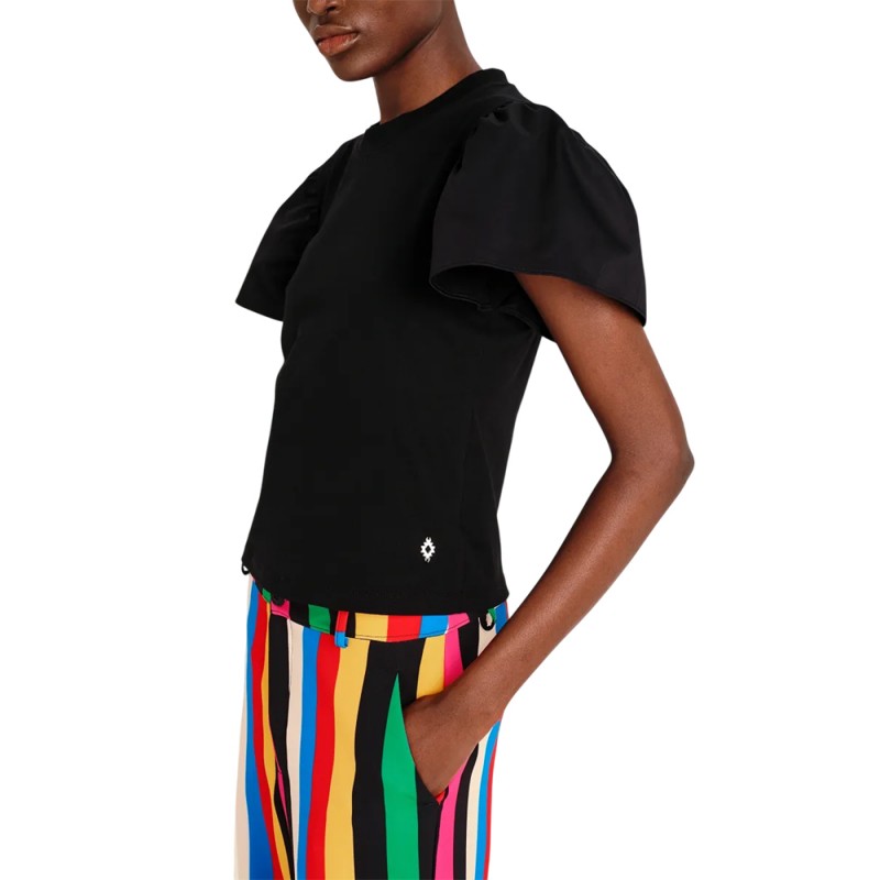 Peace and Chaos PLUMAGE TOP - Cotton (S26207 BLACK)