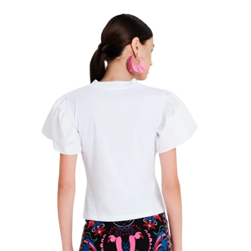 Peace and Chaos PLUMAGE TOP - Cotton (S26207 WHITE)