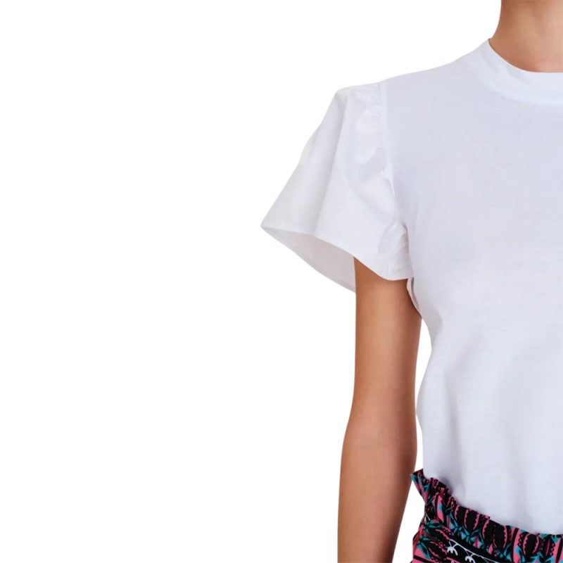 Peace and Chaos PLUMAGE TOP - Cotton (S26207 WHITE)