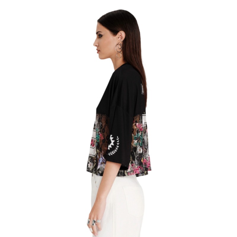 Peace and Chaos FLOWERCORE TOP - Lace (S26219 TYPOS)