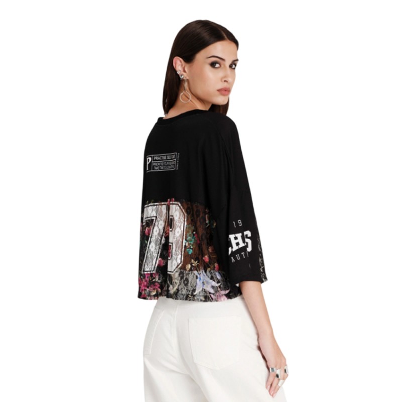 Peace and Chaos FLOWERCORE TOP - Lace (S26219 TYPOS)