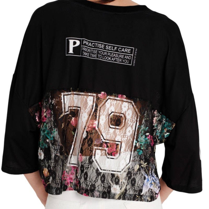 Peace and Chaos FLOWERCORE TOP - Lace (S26219 TYPOS)