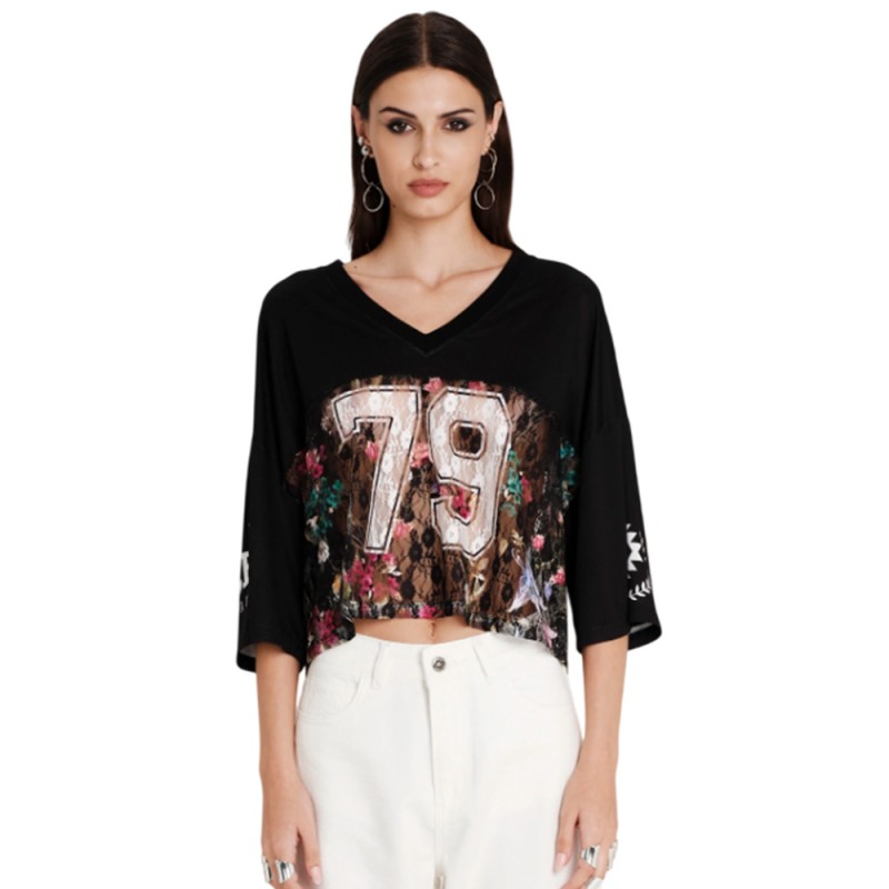 Peace and Chaos FLOWERCORE TOP - Lace (S26219 TYPOS)