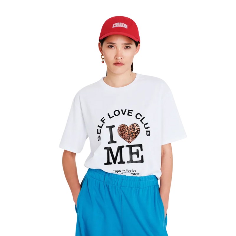 Peace and Chaos MINDFULNESS T-SHIRT - Cotton (S26225B WHITE)