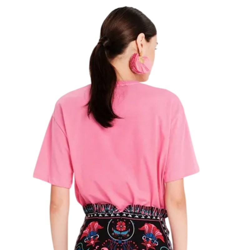 Peace and Chaos MANIFESTATION T-SHIRT - Cotton (S26226 PINK)