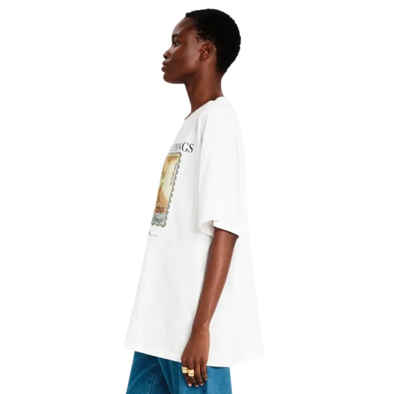 Peace and Chaos REPTILE T- SHIRT - Cotton (S26229B WHITE)