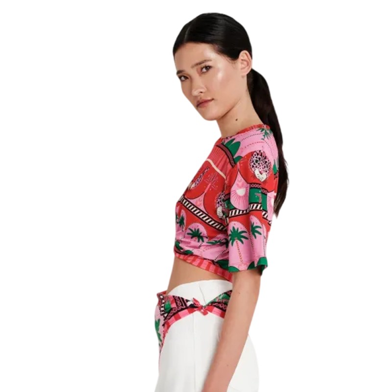 Peace and Chaos FANTASIA CROP TOP - Viscose (S26235A TYPOS)