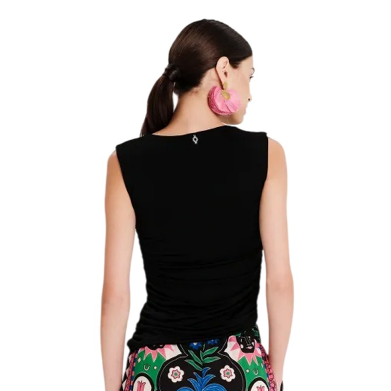 Peace and Chaos TEMPLE TOP - Tencel (S26238 BLACK)