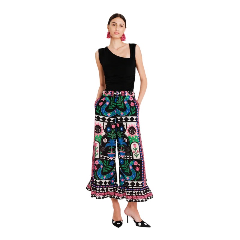 Peace and Chaos TEMPLE TOP - Tencel (S26238 BLACK)