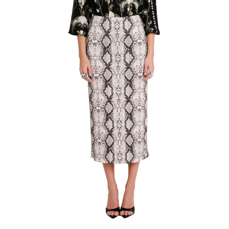 Peace and Chaos SERPENTINE MIDI SKIRT (S26302A TYPOS)