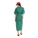 Peace and Chaos EMERALD DRESS - Cotton (S26907 TYPOS)