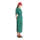 Peace and Chaos EMERALD DRESS - Cotton (S26907 TYPOS)