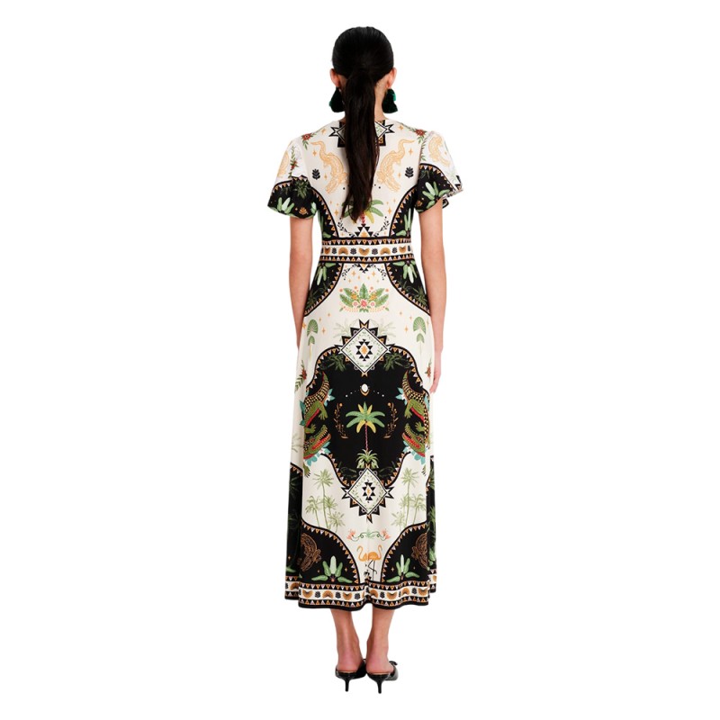 Peace and Chaos REPTILE LONG DRESS (S26922 TYPOS)