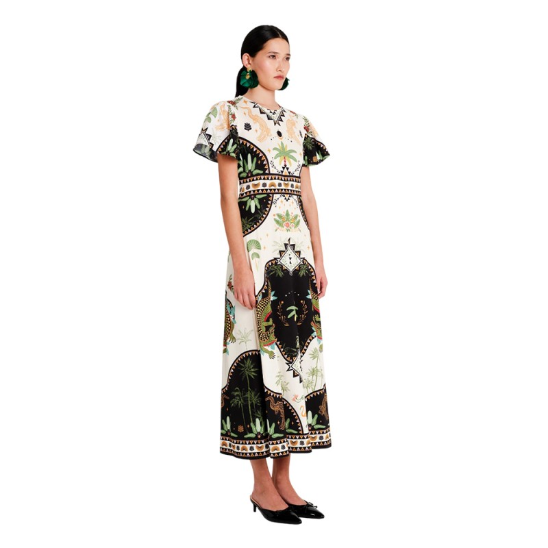 Peace and Chaos REPTILE LONG DRESS (S26922 TYPOS)