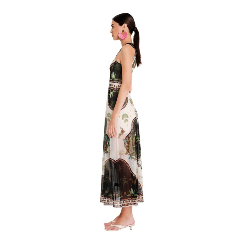 Peace and Chaos REPTILE LONG DRESS - Mesh (S26928 TYPOS)