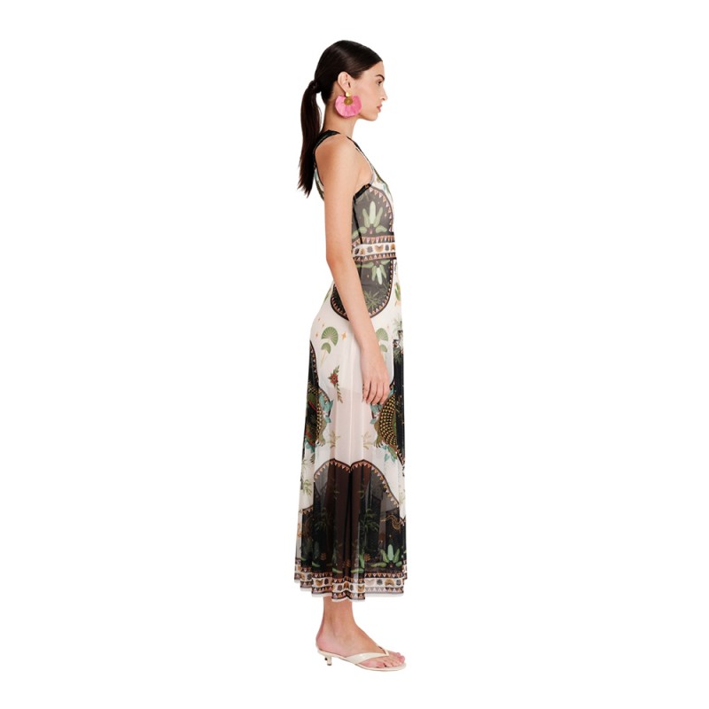 Peace and Chaos REPTILE LONG DRESS - Mesh (S26928 TYPOS)