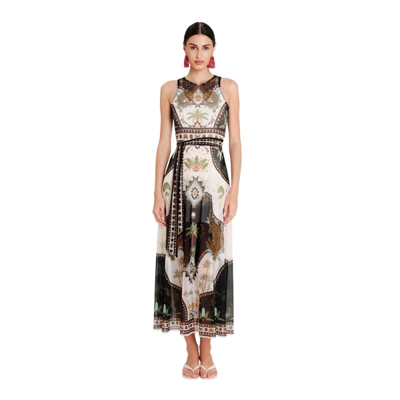 Peace and Chaos REPTILE LONG DRESS - Mesh (S26928 TYPOS)