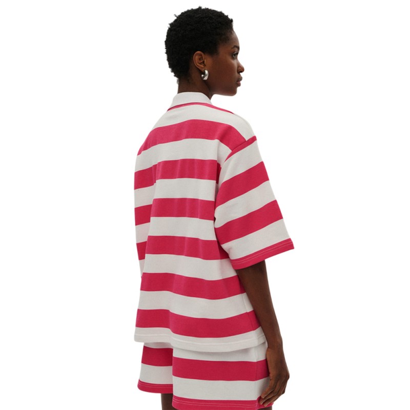 Combos T-SHIRT ΡΙΓΕ ΠΟΛΟ (S5ELFB0035 PINK)