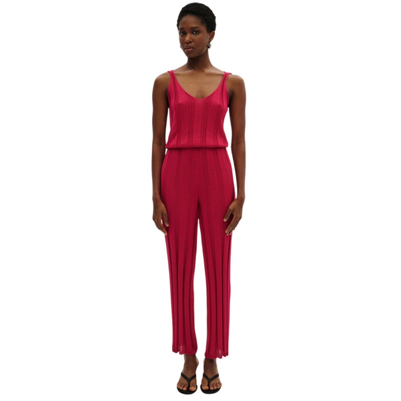 Combos Knitwear ΤΟΠ ΤΙΡΑΝΤΑ ΛΟΥΡΕΞ (S5THCT0069 FUCHSIA)