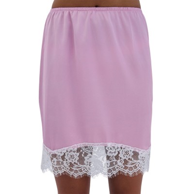Combos SKIRT MINI SATIN LACE (S6ELSM0083 BABY PINK)