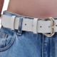 Combos BELT LEATHER HEART BUCKLE (S6GRBE0094 ECRU)