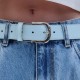 Combos BELT LEATHER COMBOS BUCKLE (S6GRBE0095 BABY BLUE)