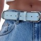 Combos BELT LEATHER COMBOS BUCKLE (S6GRBE0095 BABY BLUE)
