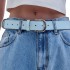 Combos BELT LEATHER COMBOS BUCKLE (S6GRBE0095 BABY BLUE)