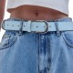 Combos BELT LEATHER COMBOS BUCKLE (S6GRBE0095 BABY BLUE)