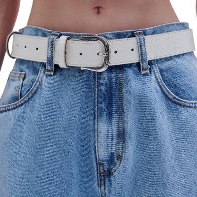 Combos BELT LEATHER COMBOS BUCKLE (S6GRBE0095 ECRU)