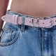 Combos BELT LEATHER V TIP (S6GRBE0096 BABY PINK)