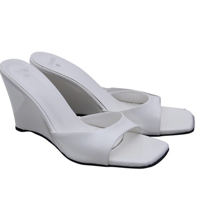Combos MULES PATENT SQUARE TOE (S6PAMU0103 WHITE)
