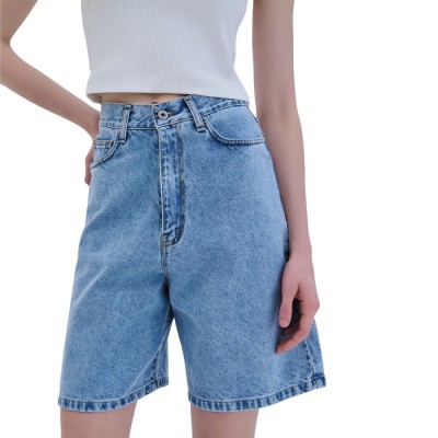Combos DENIM BERMUDA HIGH RISE BAGGY (S6TNDV0051 BLUE) Combos DENIM BERMUDA HIGH RISE BAGGY (S6TNDV0051 BLUE)