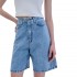 Combos DENIM BERMUDA HIGH RISE BAGGY (S6TNDV0051 BLUE)
