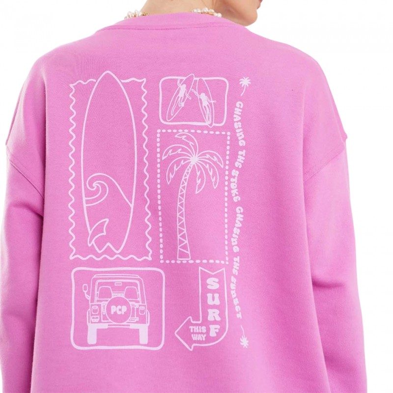 PCP SURF CREWNECK ΜΠΛΟΥΖΑ ΦΟΥΤΕΡ (SCREW0001 Flirt)