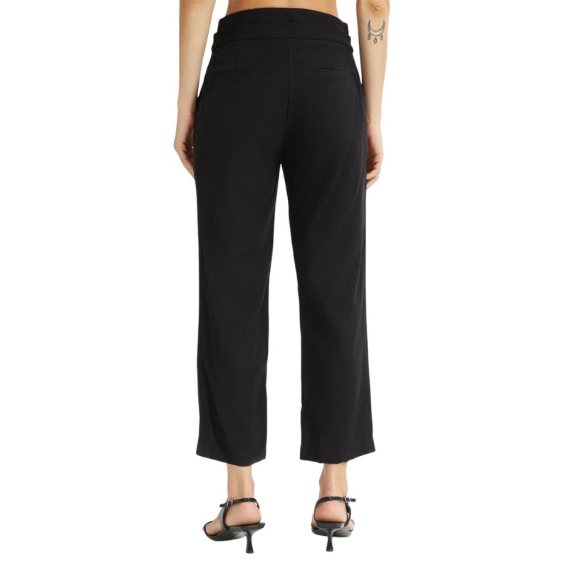 4Tailors The Melted Ice Cream Cropped Pants (SS25-110 BLACK)