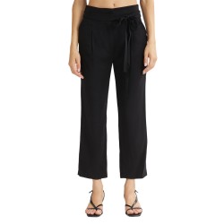 4Tailors The Melted Ice Cream Cropped Pants (SS25-110 BLACK)