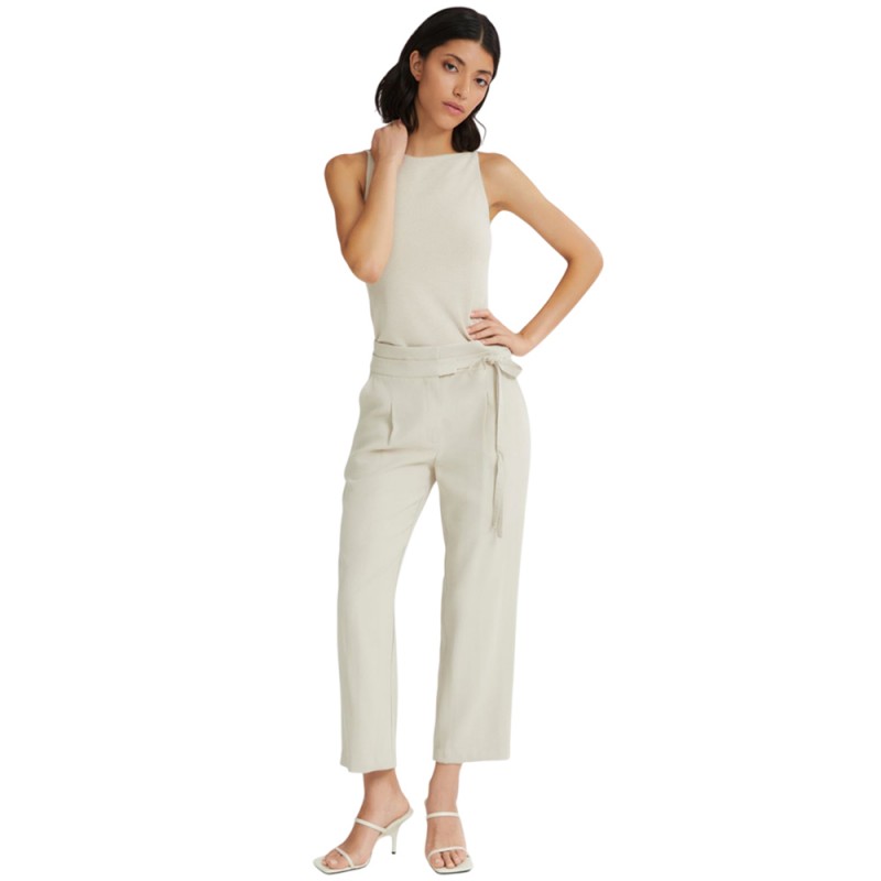 4Tailors The Melted Ice Cream Cropped Pants (SS25-110 VANILLA)