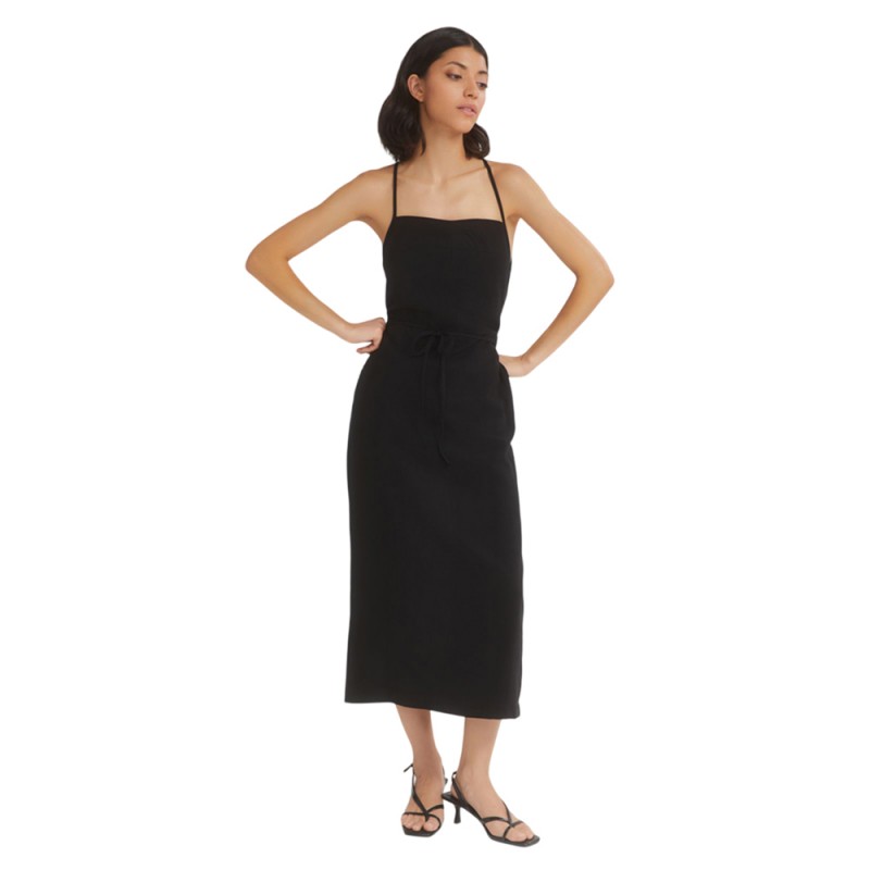 4Tailors The Melted IceCream Dress (SS25-111 BLACK)