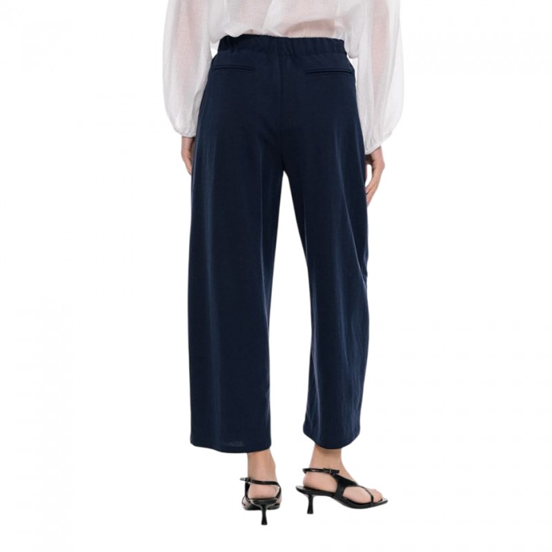 4Tailors Operator Cropped Pants (SS26-031 NAVY)