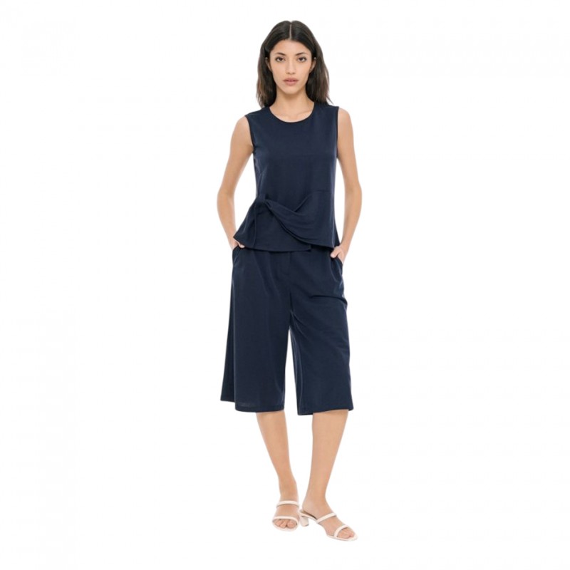 4Tailors Operator Bermuda (SS26-037 NAVY)