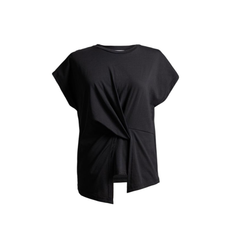 4Tailors Connect me Knot Top (SS26-174 BLACK)