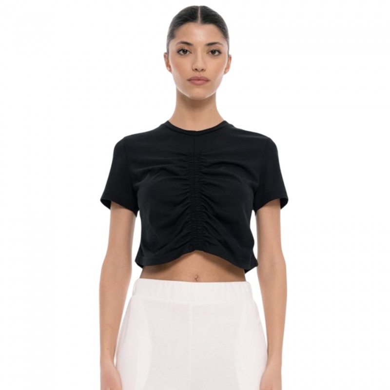 4Tailors Connect me Crop Top (SS26-175 BLACK)
