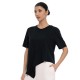 4Tailors Connect me Ruffle Top (SS26-176 BLACK)