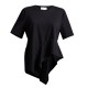 4Tailors Connect me Ruffle Top (SS26-176 BLACK)
