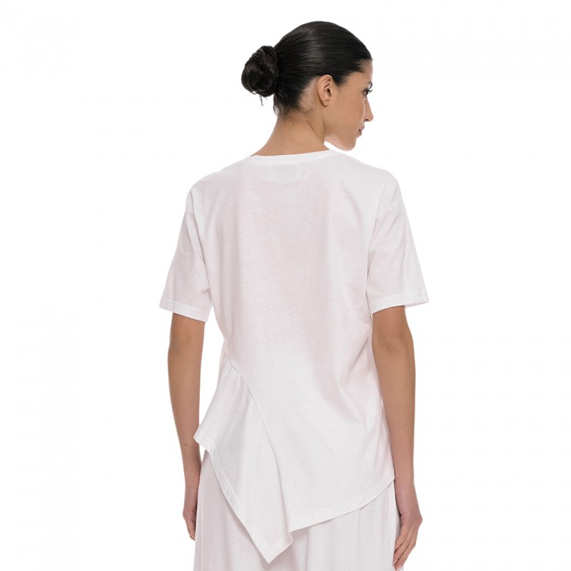 4Tailors Connect me Ruffle Top (SS26-176 WHITE)