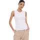 4Tailors Afterring Sleeveless Top (SS26-240 WHITE)