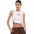4Tailors Afterring Asymmetrical Crop Top (SS26-241 WHITE)